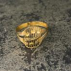21k gouden ring zo goed als nieuw, Ophalen of Verzenden, Zo goed als nieuw, 17 tot 18, Dame
