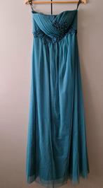 Vera Mont gala jurk maat 36 blauw/groen, Kleding | Dames, Gelegenheidskleding, Ophalen of Verzenden, Galajurk, Zo goed als nieuw