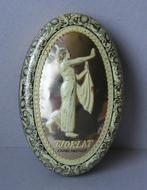 Ovaal blikje Tjoklat, Ophalen of Verzenden, Gebruikt, Overige