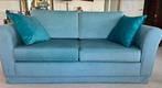 Turquoise 2,5-zits bank in perfecte staat, Huis en Inrichting, Ophalen, Driepersoons, 75 tot 100 cm, Zo goed als nieuw