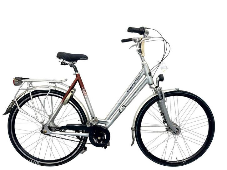 Damesfiets Gazelle Chamonix 28"/57cm/7ver - Garantie/Leverin, Fietsen en Brommers, Fietsen | Dames | Damesfietsen, Gebruikt, Gazelle