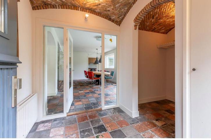 Antieke oude plavuizen 1 vloer 60M2 grijs rood terracotta, Doe-het-zelf en Verbouw, Vloerdelen en Plavuizen, Gebruikt, Plavuizen