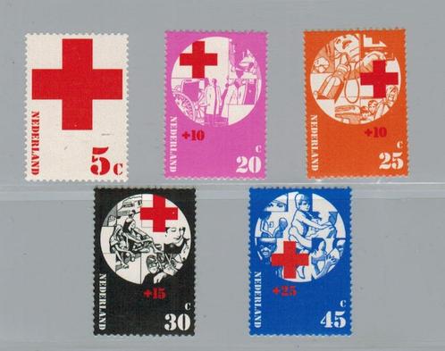 1015-1019 Rode-Kruiszegels 1972 Postfris, Postzegels en Munten, Postzegels | Nederland, Postfris, Na 1940, Verzenden
