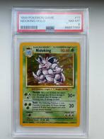 1999 - Base set Nidoking - PSA 8, Verzenden, Zo goed als nieuw, Losse kaart, Foil