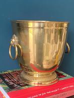 Vintage Champagne wijn koeler in goudkleur, Huis en Inrichting, Verzenden, Glas, Overige stijlen