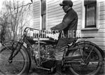 Indian 8-valve V-twin 1920s motorcycle photograph photo, Verzamelen, Foto, Nieuw, Ophalen of Verzenden, Voor 1940