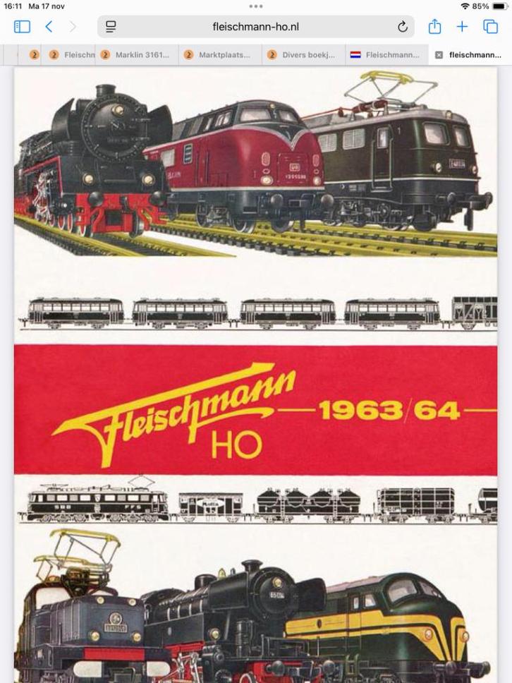 Fleischmann catalog,Gezocht, Duitse uitgave, Hobby en Vrije tijd, Modeltreinen | H0, Gebruikt, Boek, Tijdschrift of Catalogus