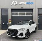 Audi Q3 Sportback 45 TFSI e 245PK Black Ed S-Line, Gebruikt, Zwart, Leder en Stof, Wit