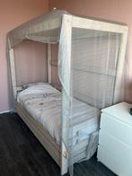 Hemelbed met lampje en opberglade van merk LifeTime, Huis en Inrichting, Ophalen, Gebruikt, 90 cm, Eenpersoons