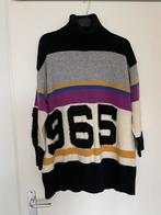 Merinowol trui met col van Benetton maat S, Ophalen of Verzenden, Zo goed als nieuw, Maat 36 (S), Zwart