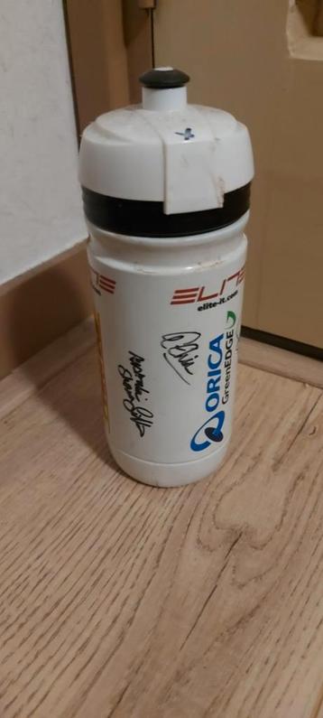 Orica GreenEDGE Elite Bidon met Handtekeningen beschikbaar voor biedingen