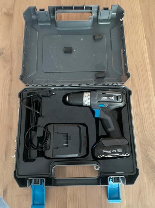 Gamma 18v Accu Schroefboormachine, Doe-het-zelf en Verbouw, Gereedschap | Boormachines, Gebruikt, Boor- en Schroefmachine, Variabele snelheid