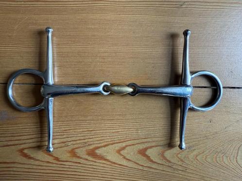 Dubbelgebroken kneveltrens van Stubben, 14,5 mm, Dieren en Toebehoren, Paarden en Pony's | Hoofdstellen en Tuigage, Zo goed als nieuw