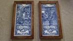 2 oude slagers tegeltjes, Ophalen of Verzenden