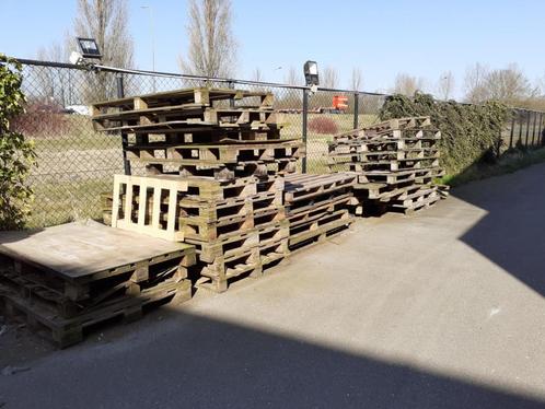 Partij blokpallets stookhout te koop, Doe-het-zelf en Verbouw, Kratten en Dozen, Gebruikt, Overige typen, 100 cm of meer, Ophalen