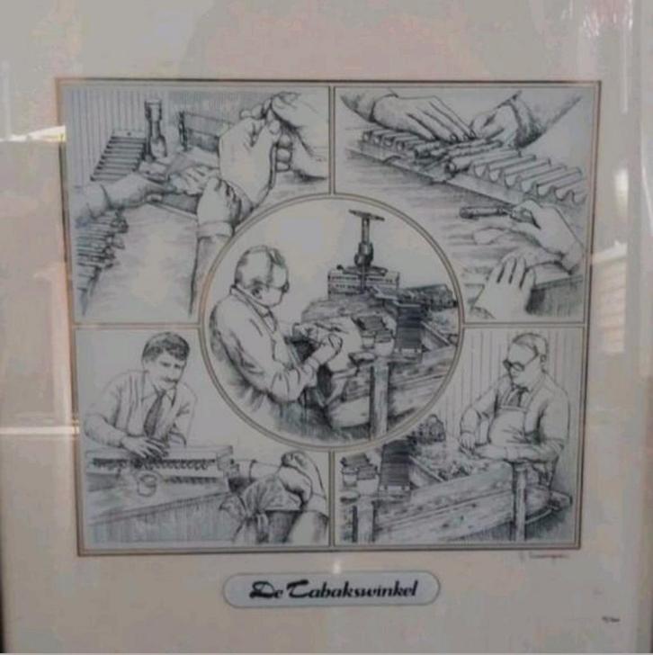 G. Swaenepoel: ... DE TABAKSWINKEL .... Nr 16 / 500, Antiek en Kunst, Kunst | Etsen en Gravures, Ophalen of Verzenden