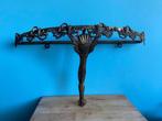 Mooie metalen vintage wandplaathouder, wandconsole, Antiek en Kunst, Ophalen of Verzenden