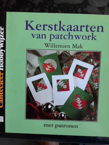 kerstkaarten van patchwork + met papier - €1,50 per stuk beschikbaar voor biedingen