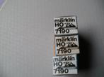 3x Marklin Ho m rails stootblok no 7190 nieuw, Hobby en Vrije tijd, Wisselstroom, Nieuw, Rails, Ophalen of Verzenden