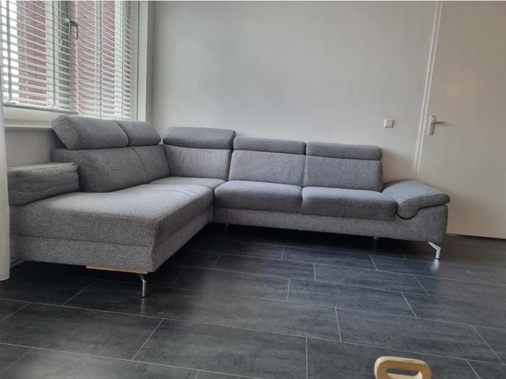 Hoekbank Montél Modena, Huis en Inrichting, Banken | Bankstellen, Gebruikt, Hoekbank, Vierpersoons of meer, 250 tot 300 cm, Stof