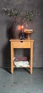 sidetable grenen keukentrolly bijzettafeltje, Ophalen, Gebruikt, 50 tot 100 cm, Minder dan 100 cm