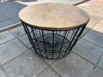 Salon bijzet tafel 60cm, Ophalen, Rond, 55 tot 75 cm, Zo goed als nieuw