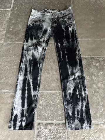 Yes Bon tie dye spijkerbroek jeans denim mt. S / 36 beschikbaar voor biedingen