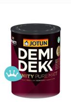 Jotun Demidekk Infinity Pure Matt 750 ml, Doe-het-zelf en Verbouw, Verf, Beits en Lak, Ophalen, Nieuw, Zwart, Beits
