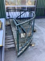 Mooi gebruikt balkon van staal en houten vloer., Ophalen, Gebruikt