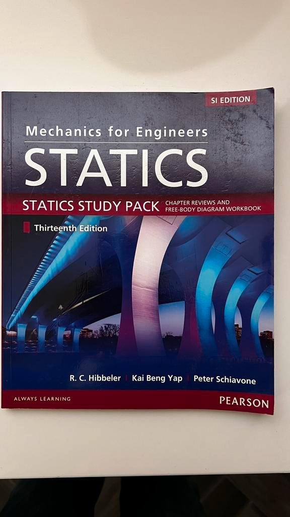Mechanics for Engineers – Statics & Dynamics (Hibbeler), Boeken, Informatica en Computer, Zo goed als nieuw, Ophalen of Verzenden