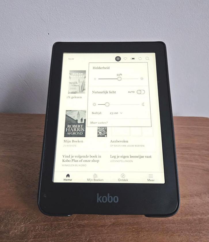 Mooie Kobo Clara HD ereader met sleepcover, Computers en Software, E-readers, Zo goed als nieuw, 6 inch of minder, 8 GB, Touchscreen