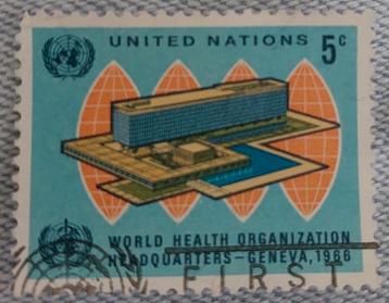 VN - WHO Genève 1966 - Postzegel beschikbaar voor biedingen