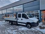 Iveco Daily 40C15 3.0D Open laadbak DC 7 pers GVW 3500 KG, Auto's, Achterwielaandrijving, Iveco, Wit, Bedrijf