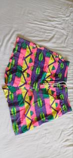 Vintage 90's Dames baggy short M Topstaat, Verzenden, Zo goed als nieuw, Blauw