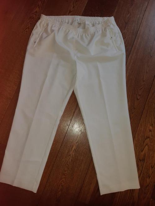 Atelier pantalon wit - 50, Kleding | Dames, Grote Maten, Zo goed als nieuw, Broek of Spijkerbroek, Wit, Ophalen of Verzenden