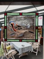 Vink geschilderd op glas, Antiek en Kunst, Ophalen of Verzenden