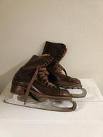 Vintage leren schaatsen - Marathon Schoenen, Overige merken, Gebruikt, Ophalen of Verzenden, Kunstschaatsen