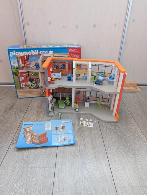 Playmobil ziekenhuis inclusief accessoires - City life 6657, Kinderen en Baby's, Speelgoed | Playmobil, Gebruikt, Complete set