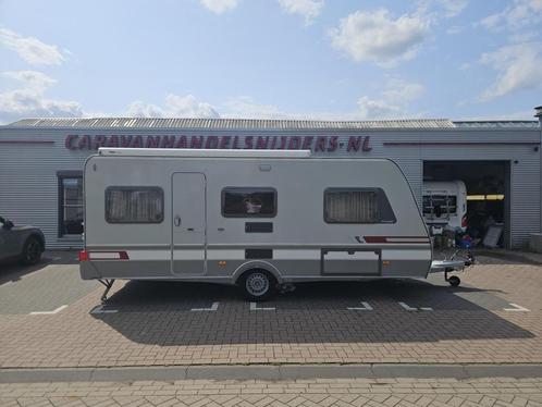 Eriba Sporting 530 LE Vol.Mover!Cassette luifel, Caravans en Kamperen, Caravans, Particulier, tot en met 4, 1250 - 1500 kg, Rondzit