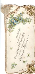 ANTIEK UITNODIGINGSKAARTJE UIT 1900, Ophalen of Verzenden, Gebruikt