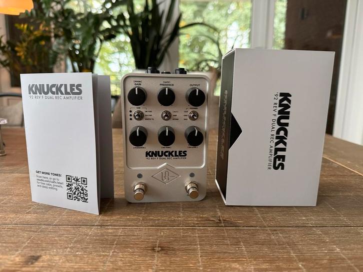 UAFX Knuckles '92 Rev F Dual Rec Amplifier, Muziek en Instrumenten, Effecten, Zo goed als nieuw, Distortion, Overdrive of Fuzz