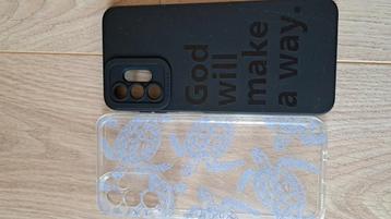 Geschikt voor Samsung A13 4g zwart en transparant  beschikbaar voor biedingen