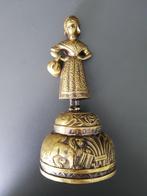div vintage tafelbel schoolbel koebel keuken bel, Antiek en Kunst, Ophalen of Verzenden