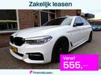 BMW 5-serie 530d High Executive Automaat / M Pakket / Leder, Auto's, BMW, Gebruikt, 2000 kg, Wit, Leder