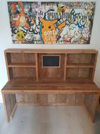 Robuust Steigerhouten kinderbureau / speeltafel, Kinderen en Baby's, Kinderkamer | Tafels en Stoelen, Ophalen, Zo goed als nieuw