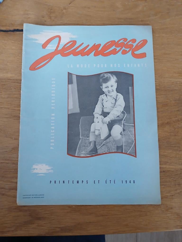 Jeunesse Zomermode Kinderen 1948, Ophalen of Verzenden, Gelezen, Onbekend