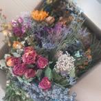 Doos vol gedroogde bloemen. Beschikbaar t/m 31 aug, Ophalen, Nieuw