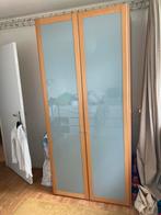 Robuuste kledingkast (220x104x59cm), Ophalen, Gebruikt, 100 tot 150 cm, Met hangruimte