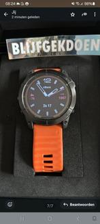 Garmin fenix 6x pro solar Titanium, Ophalen of Verzenden, Zo goed als nieuw, Zwart, Android