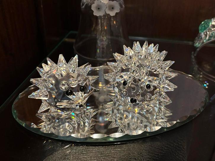 Swarovski Egels Groot & Middel, Verzamelen, Swarovski, Zo goed als nieuw, Figuurtje, Ophalen of Verzenden